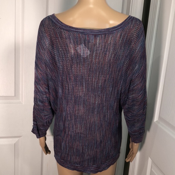 DKNY Blue Print Sweater XL - Picture 4 of 6